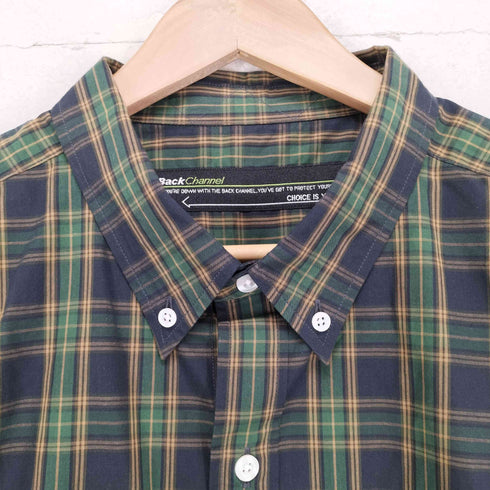 バックチャンネル Back Channel チェック  ボタンダウンシャツ メンズ JPN:XL
